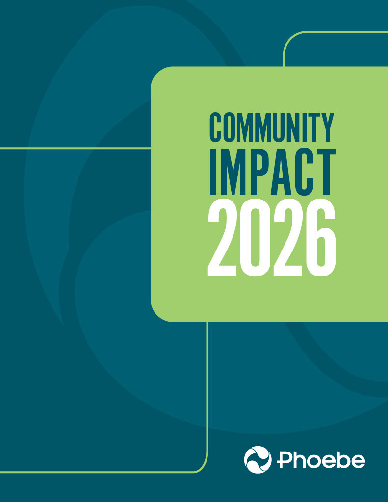 Text on a teal and green background reads: Community Impact 2026, with the organization logo at the bottom. Text on a teal and green background reads: Community Impact 2026, with the organization logo at the bottom.