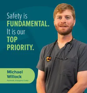 Michael Willock – (Emergency Center) Safety is our top priority.