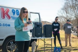 Charley Speaking at Heart Walk
